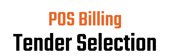 POS Billing Tender Selection
