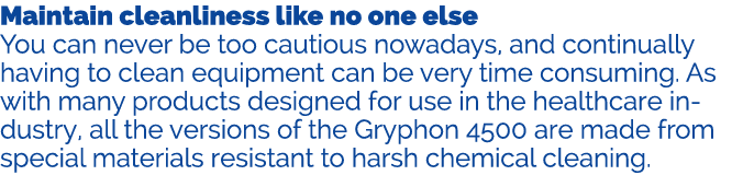 Maintain cleanliness like no one else You can never be too cautious nowadays, and continually having to clean equipme...